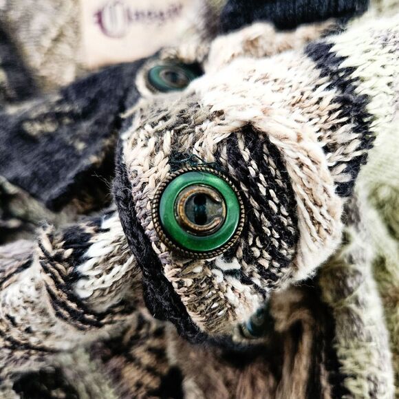 Vintage Coogi Classic 1/4 Button Collared Sweater L Textured Knit Green Buttons - Picture 6 of 15